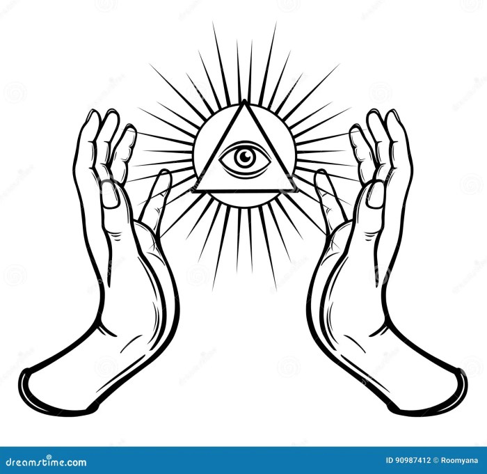 Handen simbolo yeux driehoek menselijke mains shining brillante tiennent humaines symbole tengono occhi mani umane triangolo glanzende ogen Handen simbolo yeux driehoek menselijke mains shining brillante tiennent humaines symbole tengono occhi mani umane triangolo glanzende ogen